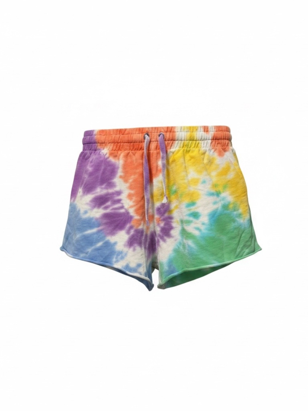 Dolls Kill Tie-Dye Cotton Lounge Shorts - Multicolor